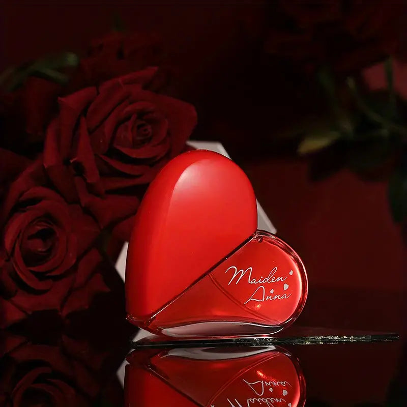 Charming Floral Perfume with Heart-Shaped Gift Design